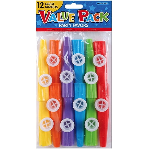 Party Favors, 12-Pack, Kazoos - Walmart.com